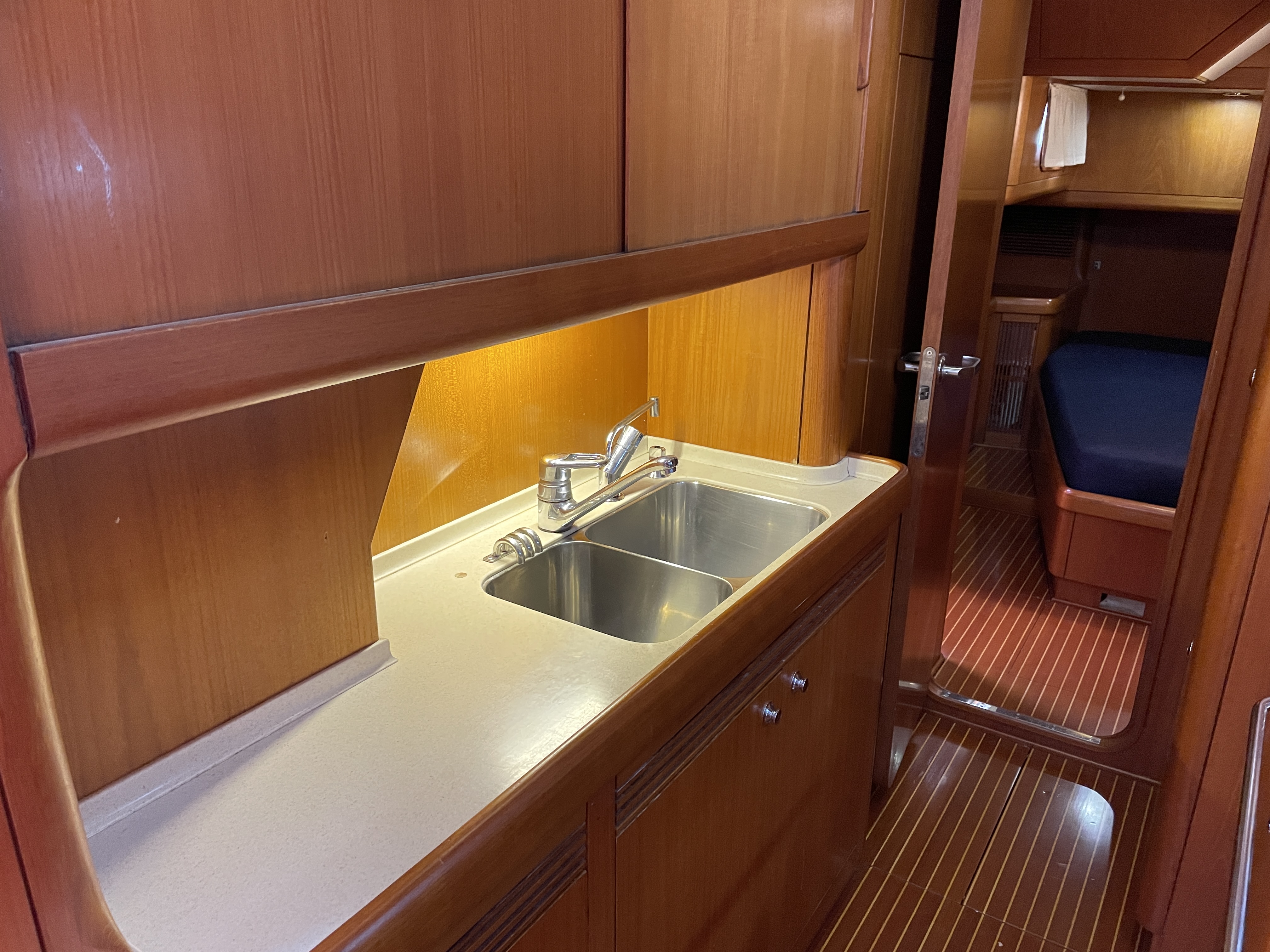 nautors swan sailboat sink-s kitchen